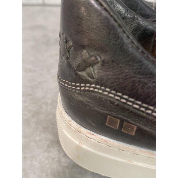 Bed Stu Azeli Sneakers Womens 10 Rust Red Contrast Color Leather Lace Up Shoes - Picture 3 of 11